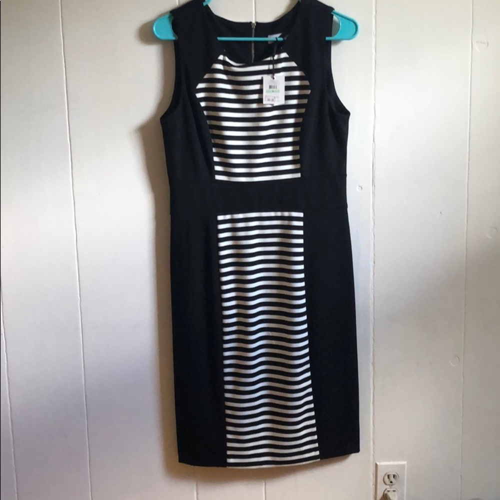 NWT Calvin Klein Striped Dress, Size 8